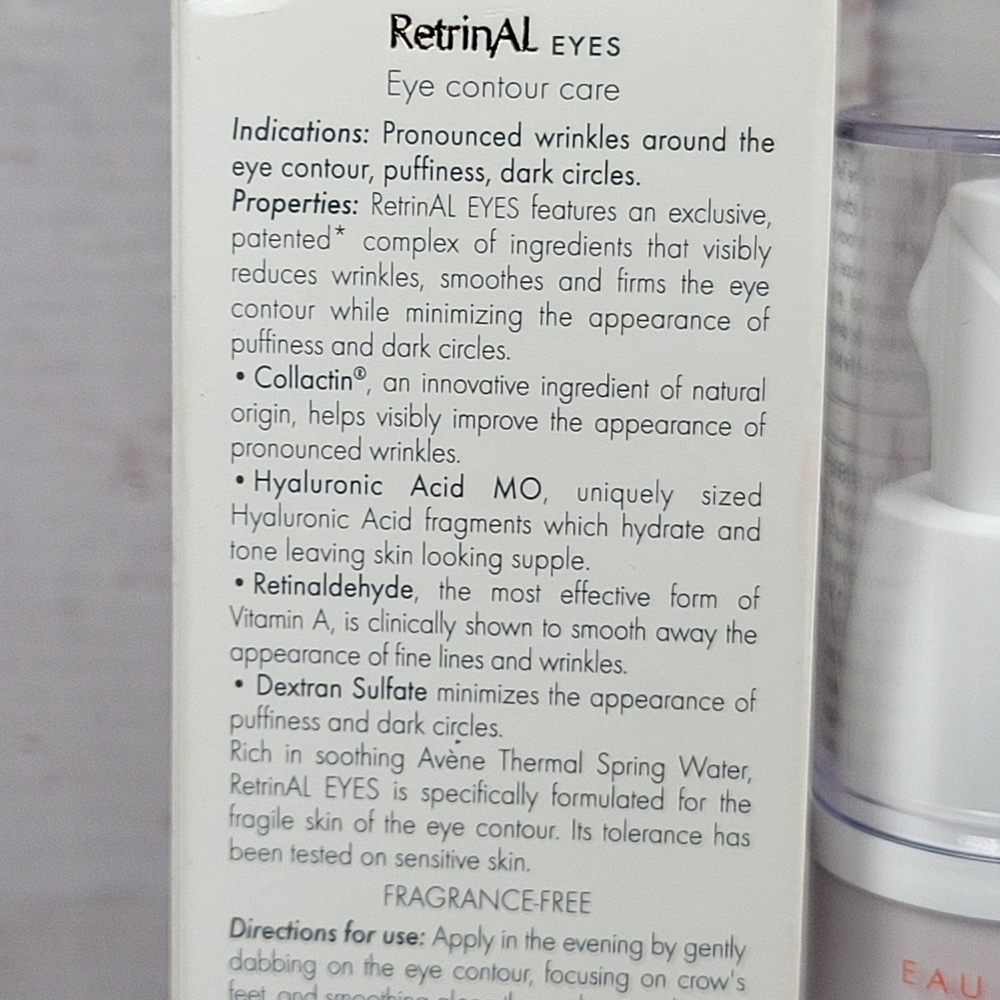 Avene RetrinAL Eyes Advanced 3-in1 Eye Cream BNIB - Picture 10 of 12